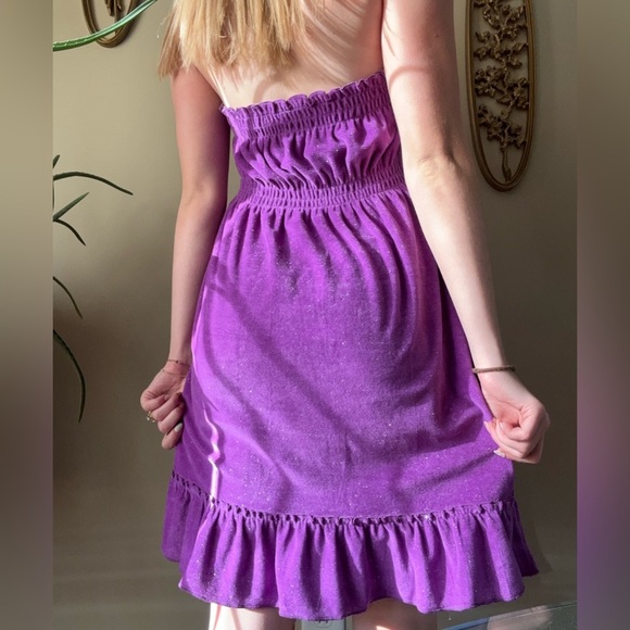 OP Y2K Terry Cloth Sparkle Mini Dress - Picture 4 of 8